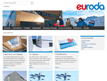 Tablet Screenshot of euroda.biz